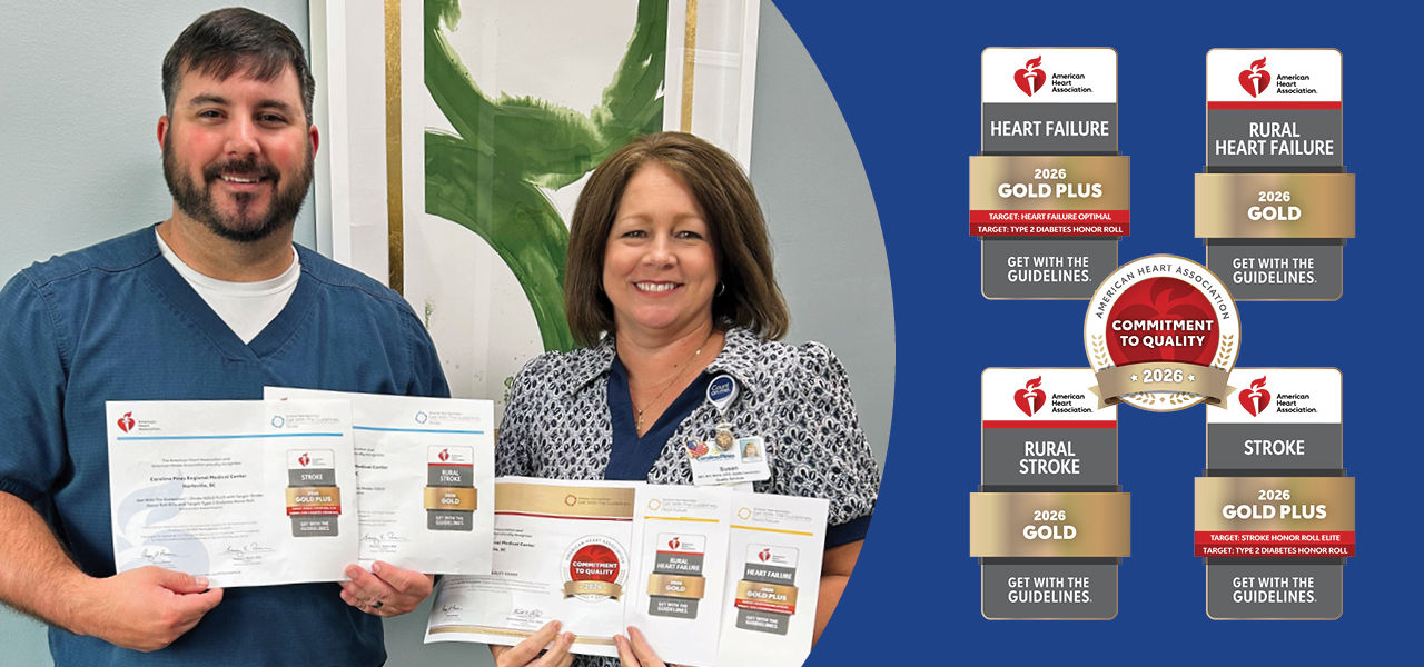 Carolina Pines Earns Five American Heart Association Awards for Excellence in Patient Care