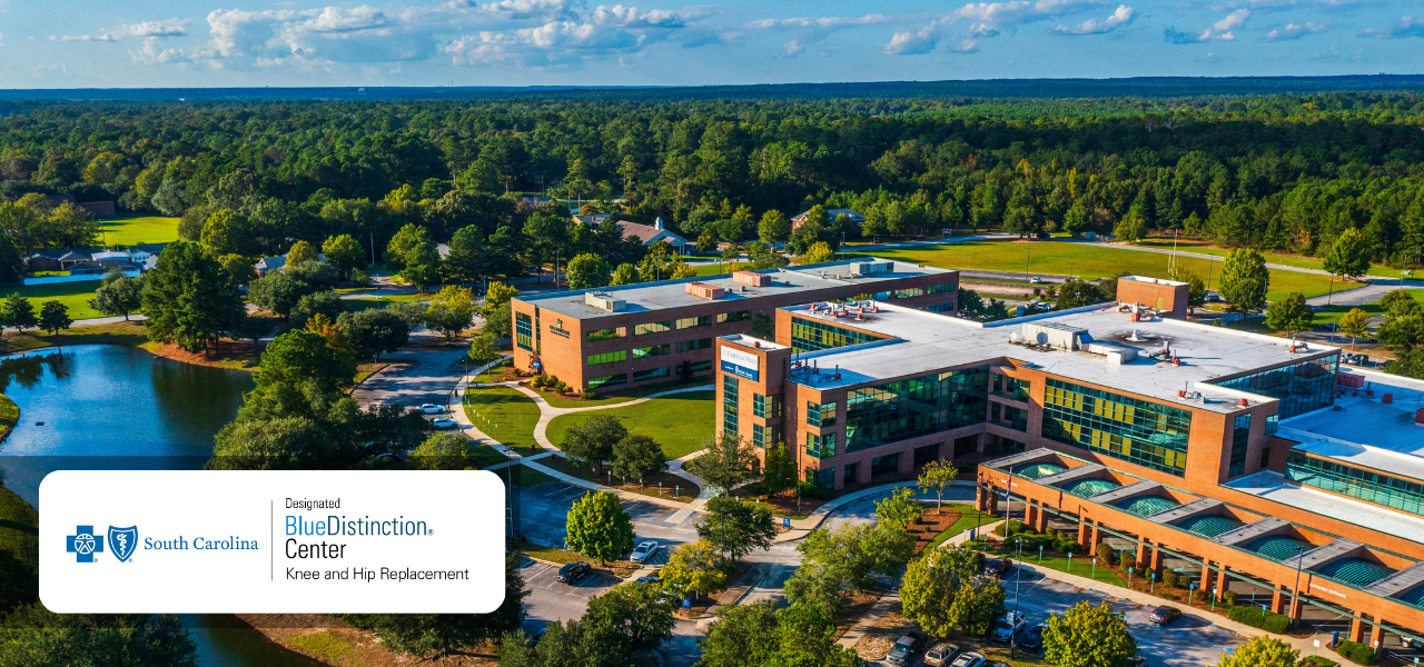 Carolina Pines Regional Medical Center designated Blue Distinction Center for knee and hip replacement by Blue Cross Blue Shield